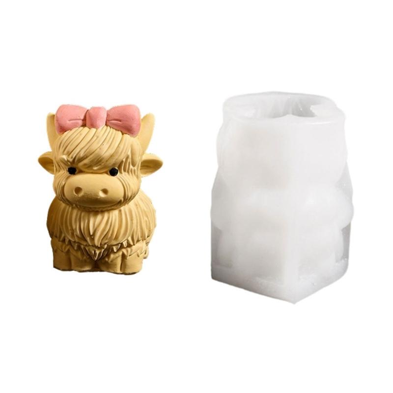 Creative Yak Shaped Silicone Mould For Handmade Candle And Artistic Resin Projects