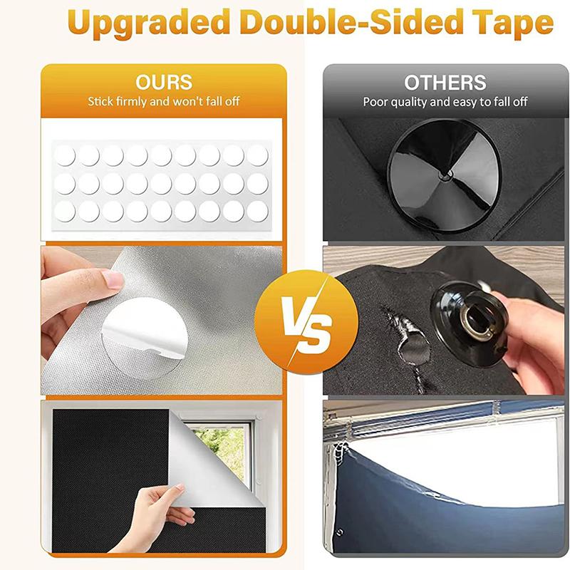 Selbstklebende Plissees Halbverdunkelnd Fenster Vorhänge Für Küche Badezimmer Balkon Jalousien Für Kaffee-/Bürofenster NEU