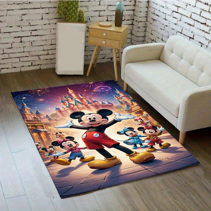 1pc Disney Mickey Mouse and Minnie (50)01 Pattern Carpet Area Rug Non slip Carpet Hand Washable Floor Mat Suitable For Living Room Bedroom Home Decor