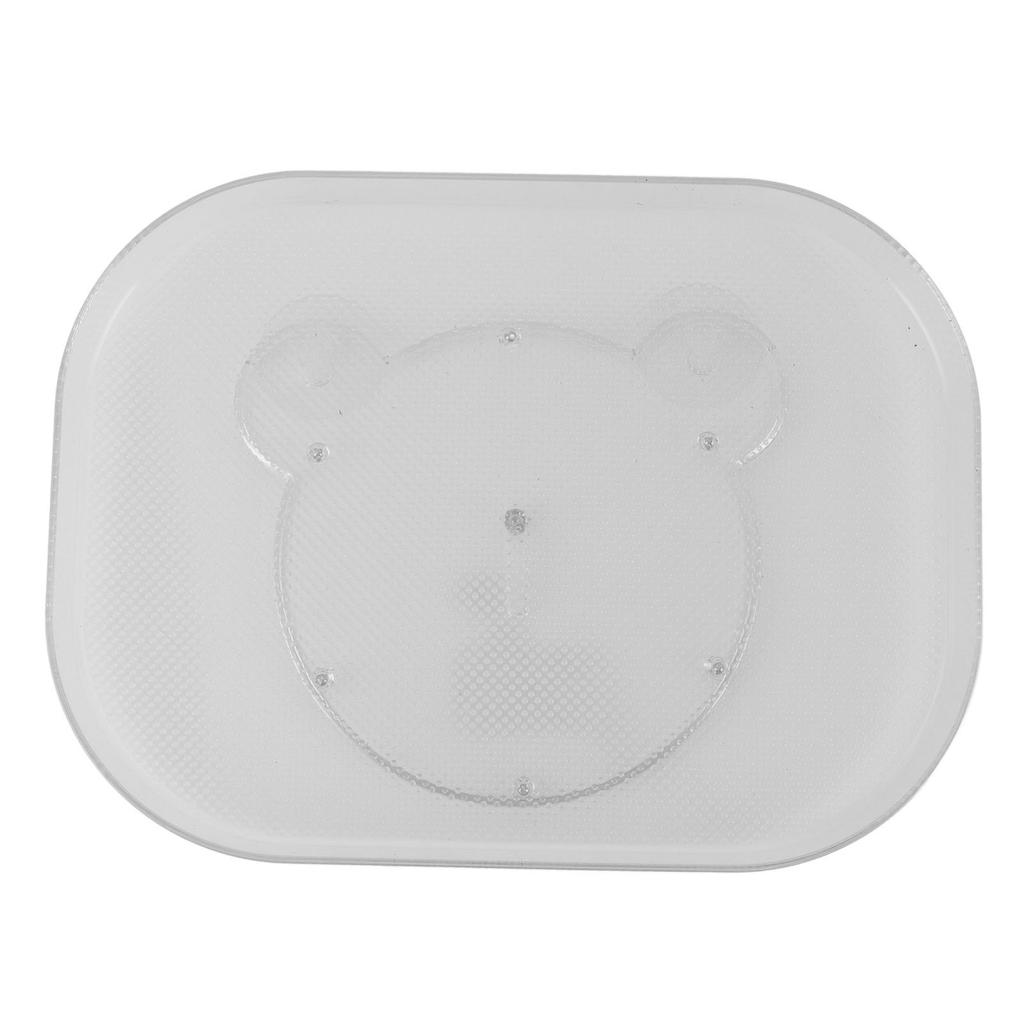 Turntable   for Refrigerator Non Slip Bottom 360 Degree Rotating Storage Tray for Snacks Spices Drinks Bear Type