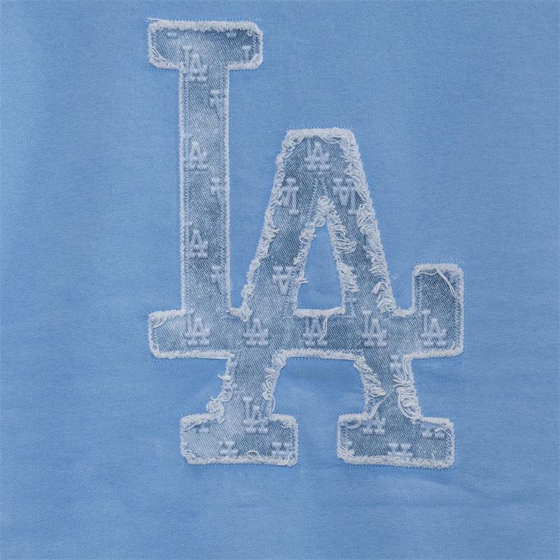 New MLB Los Angeles Dodgers Sweatshirt Unisex Sky Blue 3AMTM0851-07SBS