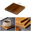 Non-Slip Acacia Wood Cup Coaster Versatile Table Protector Mat Unfinished Wood Coasters  Home Decor