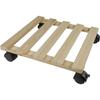NATURE Rolling Plant Shelf - Fir - H7.4 X 35 X 35 Cm