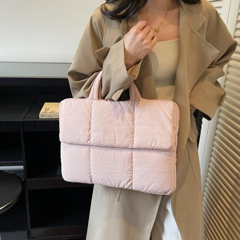 Damen Mode Handtasche Große Kapazität Leichte Laptoptasche Texturiert Lässiges und Einfaches Design Tasche für Reisen Arbeit Pendeln