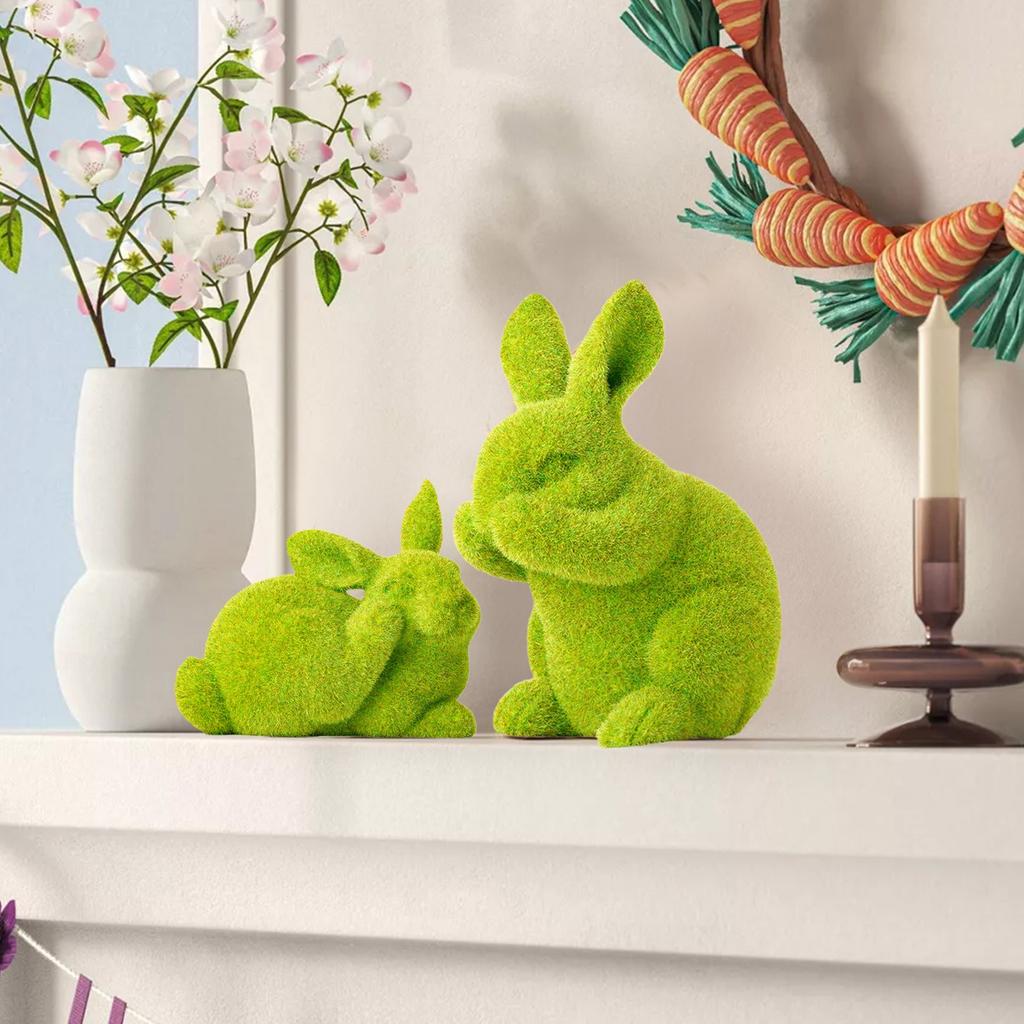 Beflockung Ostern Simulation Tier Ornamente Ostern Ornamente Ostern Geschenke Handwerk