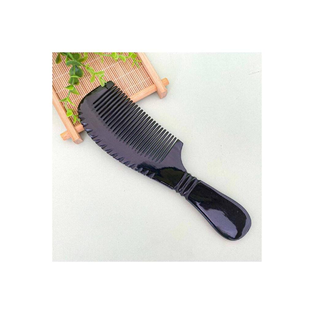 Natural Bone Comb Beef Horn Hair Comb, Genuine Handmade Peacock Model Kt -113 - 18 Cm