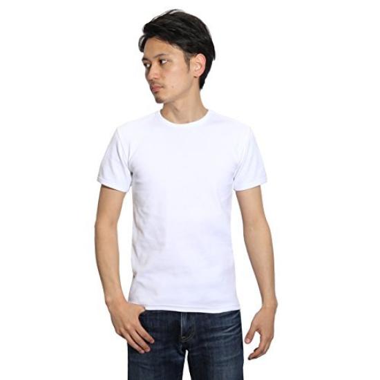 Avirex Daily Crew Neck Ribbed Short Size White T-Shirt, Sleeve, S, белый
