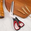 Yousheng Pizza Scissors, Non-Stick Pizza Scissors with Firm Grip Base, Food Grade Stainless Steel Pizza Cutter, Multifunctional Food Slicer & Pizza