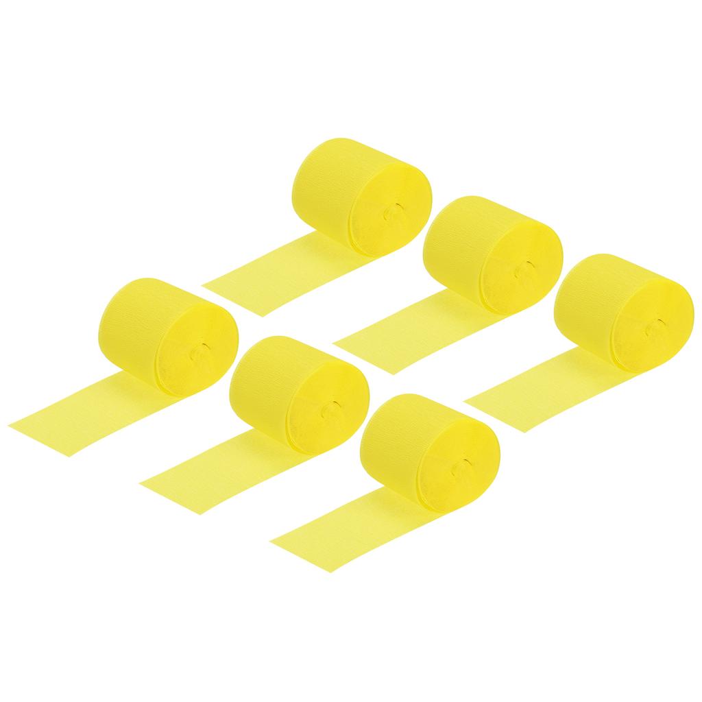 3/6 Stück Lebhafte Krepppapier-Luftschlangen Party-Luftschlangen Dekorationen 1,37" für Verschiedene Geburtstagsfeier Hochzeits-Festival-Dekorationen