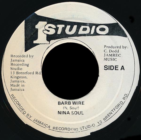 

7inch Record NINA SOUL - Barb Wire NONE Studio One Jamaica Reggae, Ska & Dub Used