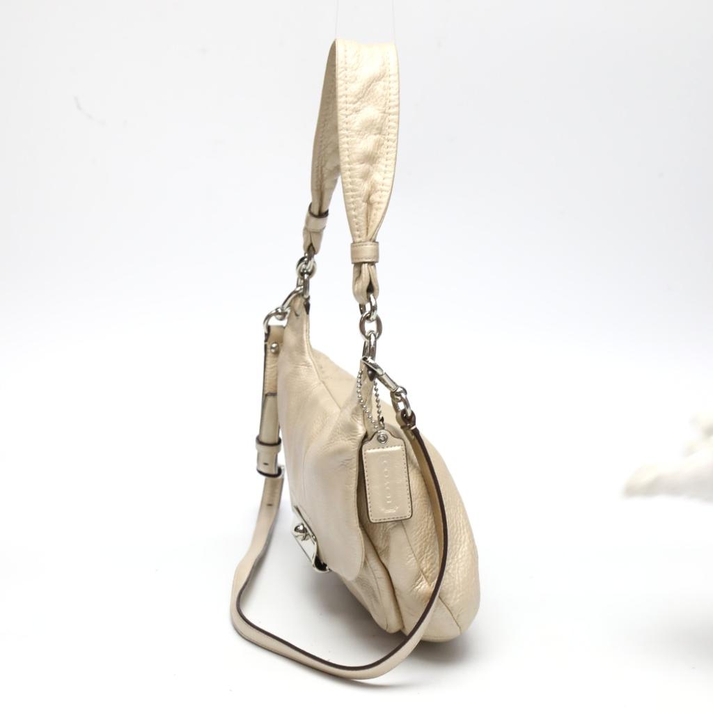 COACH Can be applied diagonally 2wayShoulder Shoulder Bag leather pink 16931 Used
