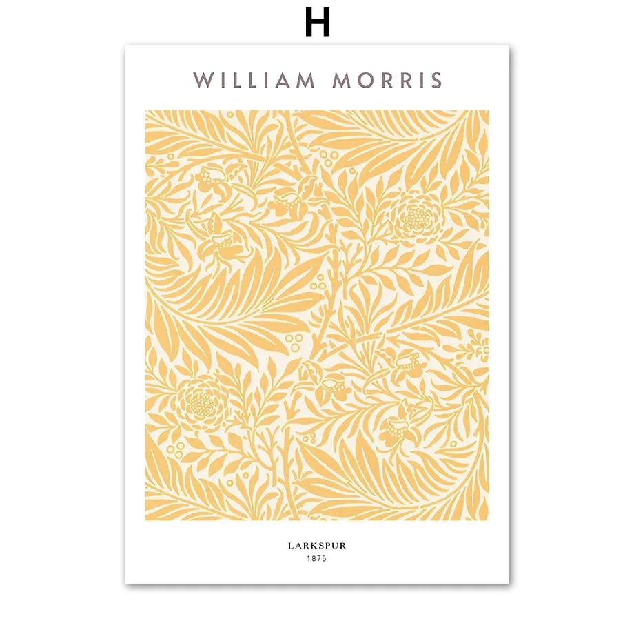 Morris Botanical Wall Art Canvas Painting Posters And Prints Pictures For Living Room Decor Woman Apricot Lemon Papaya William