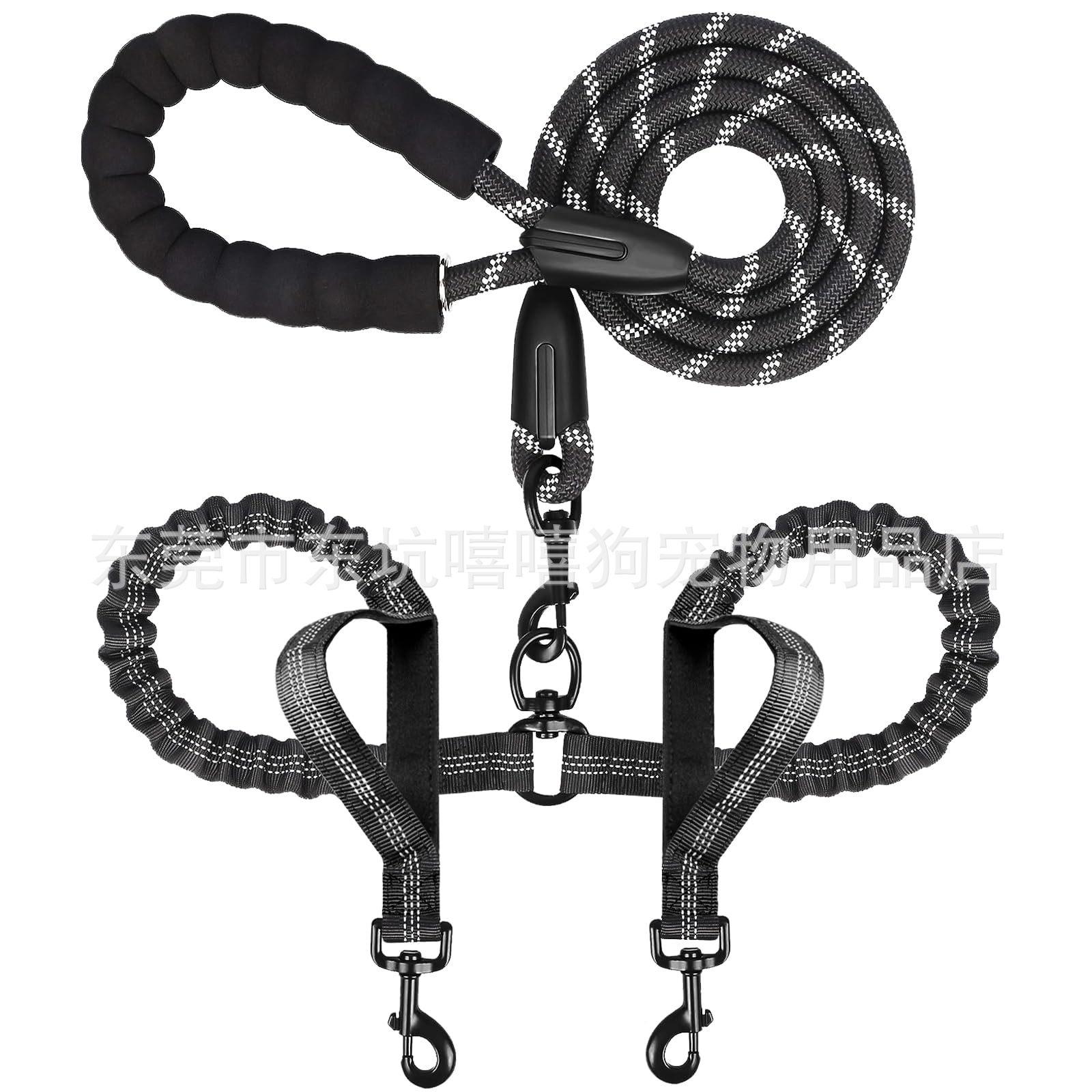 Dual-Head Retractable Luminous Anti-Tangle Dog Leash 80 x 80 x 90 cm