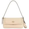 Etta 25 Logo Leather Tote Shoulder Bag Medium Women Bags Oatmeal CCV63-IMOAT