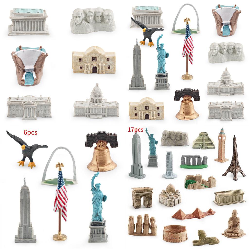Statue Of Liberty Pvc Model With Educational Design For Kids Learning And Display