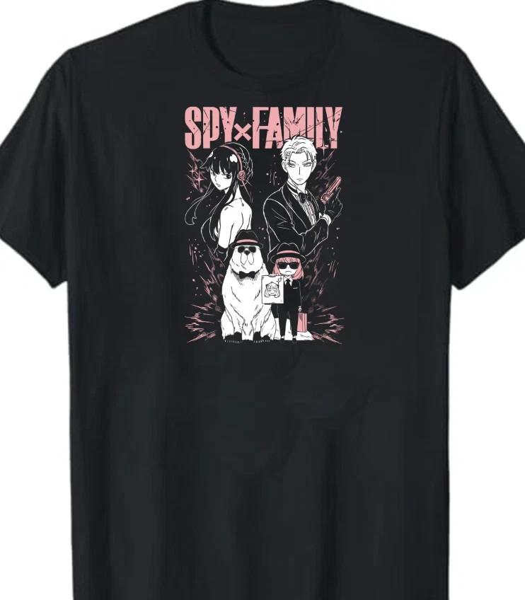 

Spy X Family TShirt Loid Anya Bon Forger Unisex Manga Anime Gift Tshirt Unisex T-Shirt XXL