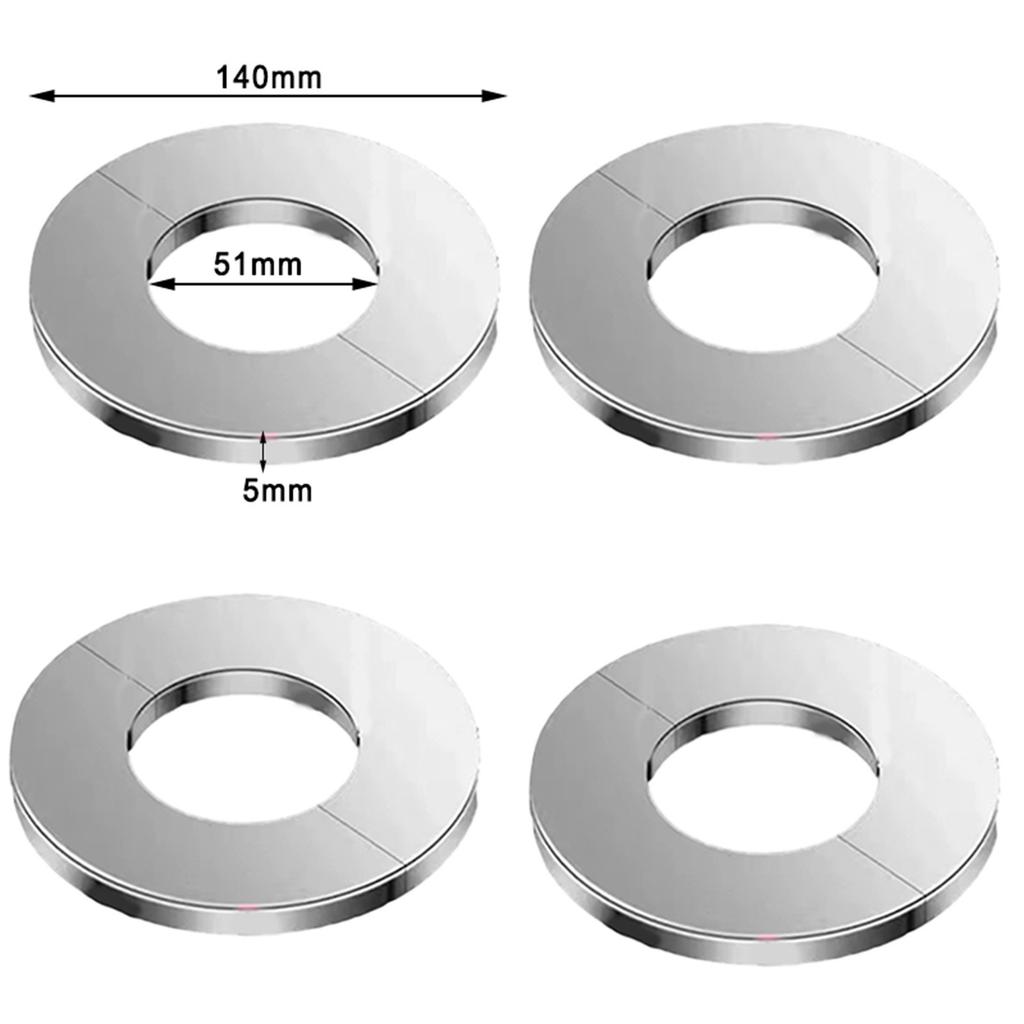 For Shower Pipe Rosettes Cover Kit Radiator Replacement
