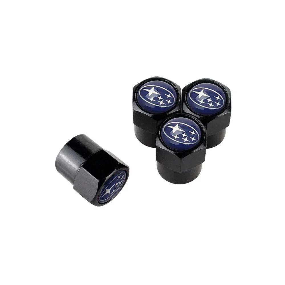 For Subaru STI Forester XV Outback Impreza Legacy WRX BRZ Tribeca Car Tire Airtight Valve Stem Cover WHheel Air Caps Decoration