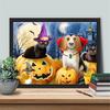 5D DIY Diamond Painting Cat New Diamond Embroidery Dog Mosaic Halloween Handmade Gift Wall Art