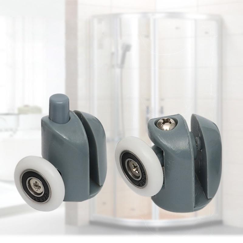 2PCS Household Shower Room Cabins Pulley / Shower Room Roller/Wheels/Pulleys Diameter 23/25mm Single Wheel Shower Room Pulley