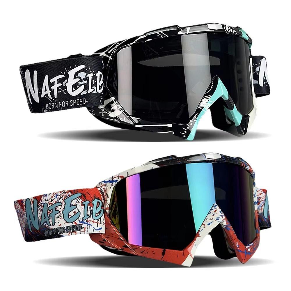 Mountain Biking Ski Glasses Dustproof Motorcycle Glasses Motocross ATV Goggles  Men Women