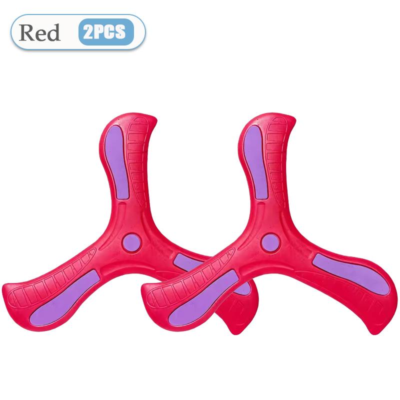 1-32PCS LInteractive Flying Disc Toy for Adults Kids Soft Boomerang Three-Leaf Cross Decompression Puzzle Gift Made Plastic Foam