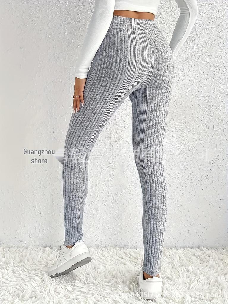 Women's Slim Fit Bodycon Solid Color Leggings