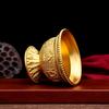 Ethnic High-Foot Eight Auspicious Water Offering Cup and Bowl Set