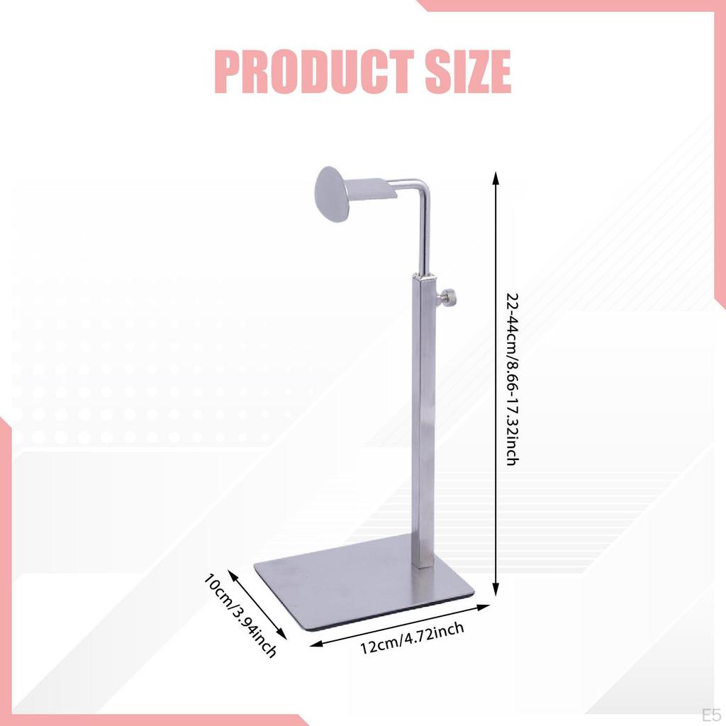 Purse Display Stand Adjustable Height Aesthetic D Shaped Multifunctional Handbag Rack Single Hook