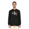 Calvin Klein Solid Logo Print Crewneck Sweatshirt Men tops Black 40GC200-001