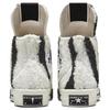 Converse Turbodrk Chuck Taylor All Star 70 Hi Rick Owens Drkshdw Sherpa Zebra Print White Black Unisex