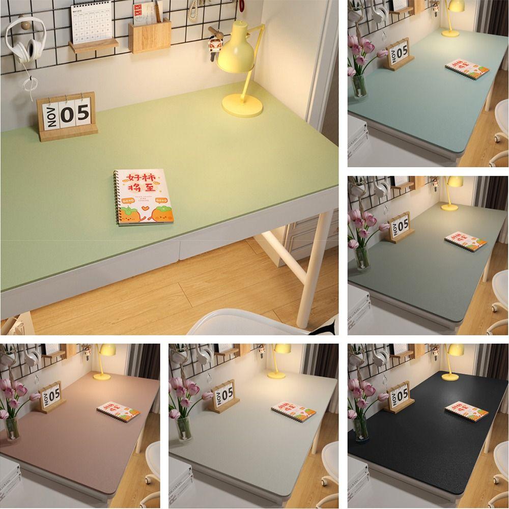 Oilproof Oilproof Table Cloths Waterproof Computer Desk Mat PU Leather Table Cover  Gamer Keyboard