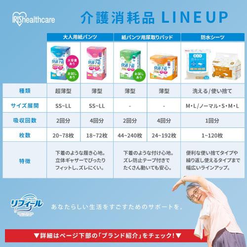 IRIS OHYAMA Refill Comfortable Underwear Adult Diapers, Large Size, 2-Use Absorption Capacity, 32 Diapers (NAD-L32-2)