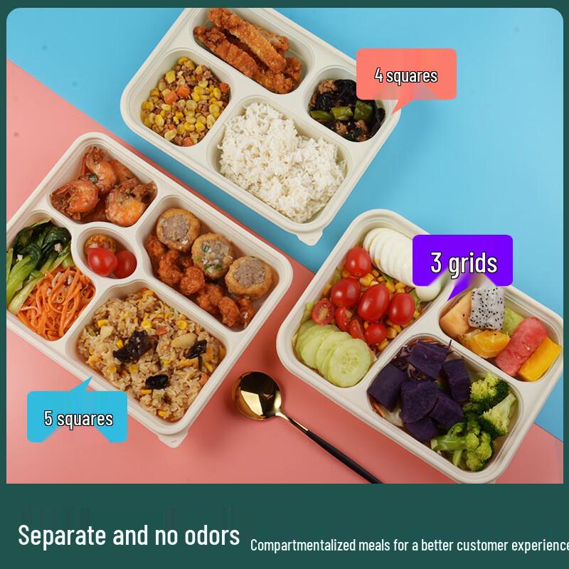 Xinyi Degradable Corn Starch Takeaway Bowls with Lid