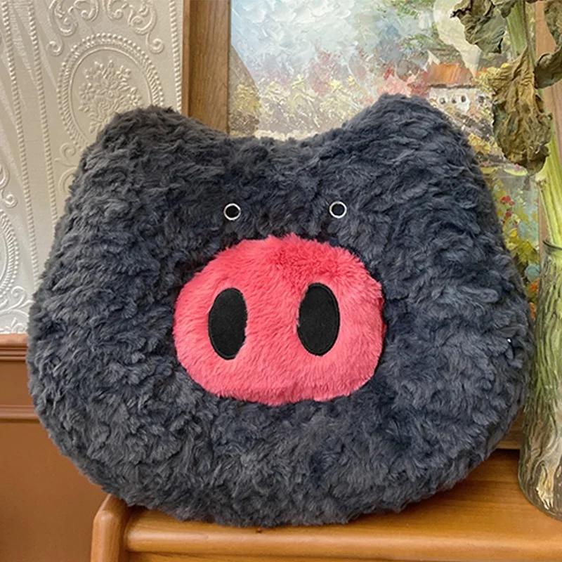 Hot Cartoon Pig Napping Pillow Cute Loop Lifelike Animal Kawaii Soft Piggy Stuffed Doll Cushion Birthday Gift Toy Decoration Kid