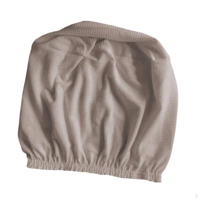 Ottoman Cover Foot Stool Stretch Slipcover for Footrest Ottomans Dia 23"- 25"