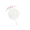 50 Stück 5cm Mini Transparente Leere Handfächer für Kinder DIY Kunst Hochzeitsparty Individuelle Gastgeschenke