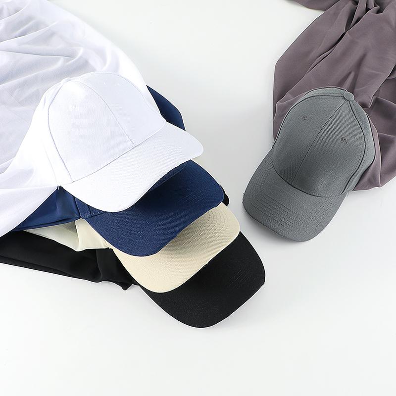 Casual Simple Chiffon Baseball Cap All-In-One Scarf Women'S Fashion Solid Color Baseball Cap Scarf Accessories Instant Hijab