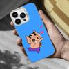 Ctue B-BURIBURIZAEMON Pig Phone Case For iPhone 16,15,14,13,12,11,Mini,XS,Pro,SE,MAX White Matte Shockproof Cover