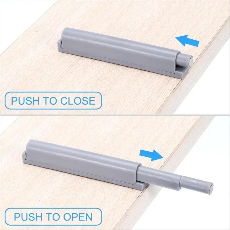 10 Stück Dämpfer Puffer Soft Soft-Close Unsichtbare Griffe Küchenschrank Türstopper Schubladenpuffer Möbelbeschläge Zubehör
