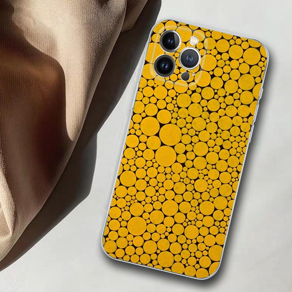 Yayoi Kusama Art Phone Case For iPhone 14 11 12 13 Mini Pro XS Max Cover 6 7 8 Plus X XR SE 2020 Funda Shell