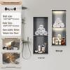 304 Stainless Steel Seamless Built-in Toilet Storage Anti-Fingerprint Recess Box