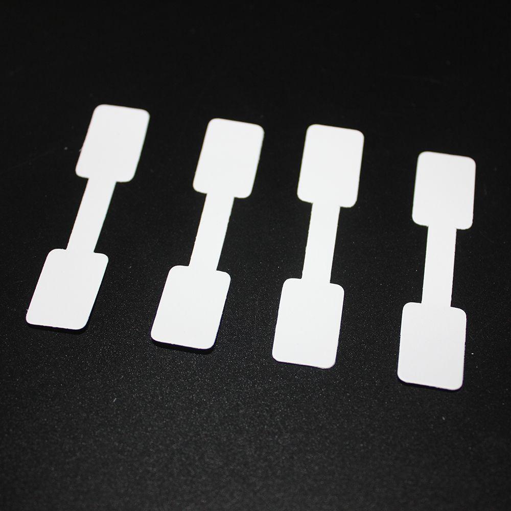 White Stickers Necklace Bracelet Display Tags Hang Size Paper Price Labels Ring Sticker
