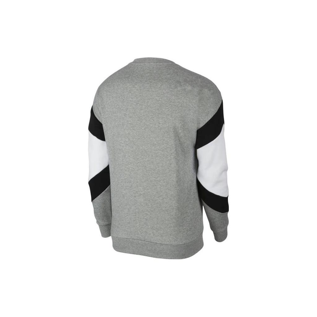 Nike Sweatshirts Men's Gray White Crew Neck Moderate Other 928636-063