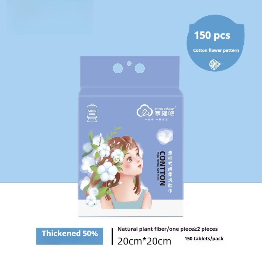 30/50/100 Stück/Packung Baumwolltuch Bambusfaser Gesichtsreinigungstücher Natürlich Einweg Waschlappen für Gesichtstücher Weich Saugfähig Umweltfreundliche Reinigungstücher