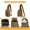 Chest Bag Military Trekking Pack EDC Sports Bag Shoulder Bag Crossbody Pack Assault Pouch for Hiking Cycling Campinga