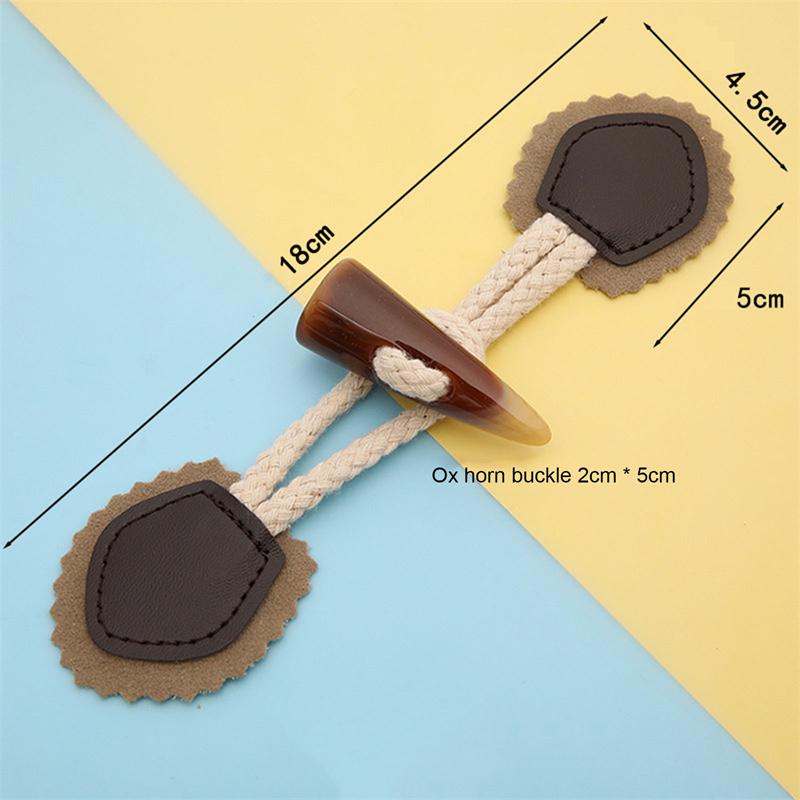 

2шт деревянные кожаные роговые пуговицы для рукоделия, пуговицы для пальто, аксессуары для шитья своими руками