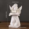 Engel Figur Kerze Stehen Teelicht Halter Harz Vintage Tabletop Ornament Leuchter