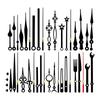 10/12/14/15/18set DIY Clock Hands for DIY Clock Making Multiple Sizes Available Great for Clock Repair DIY Crafts Easy Install