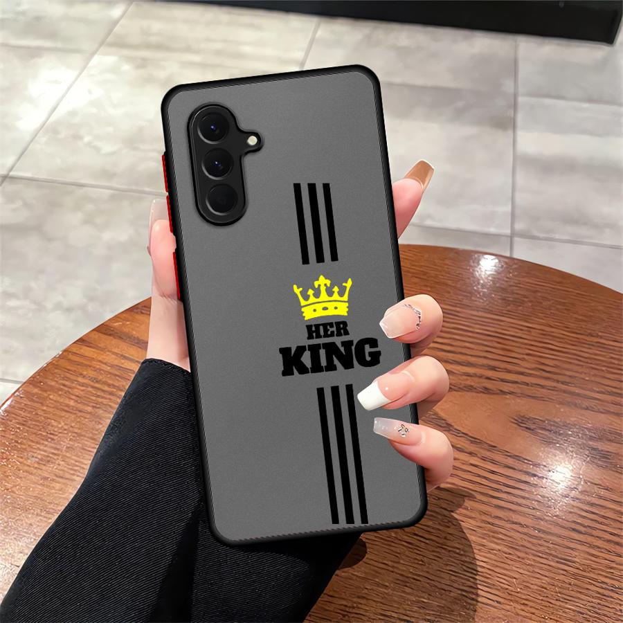 Case for Samsung Galaxy A52S A72 A54 A73 A33 A53 A35 A16 A15 A14 A23 A34 A36 A56 A55 A17 A52 Phone Cover The Queen's Crown
